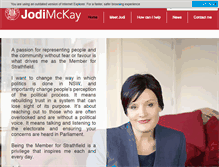 Tablet Screenshot of jodimckay.com.au